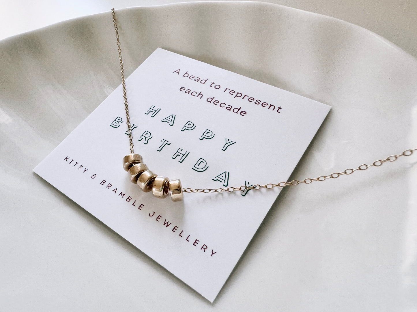 50th birthday necklace