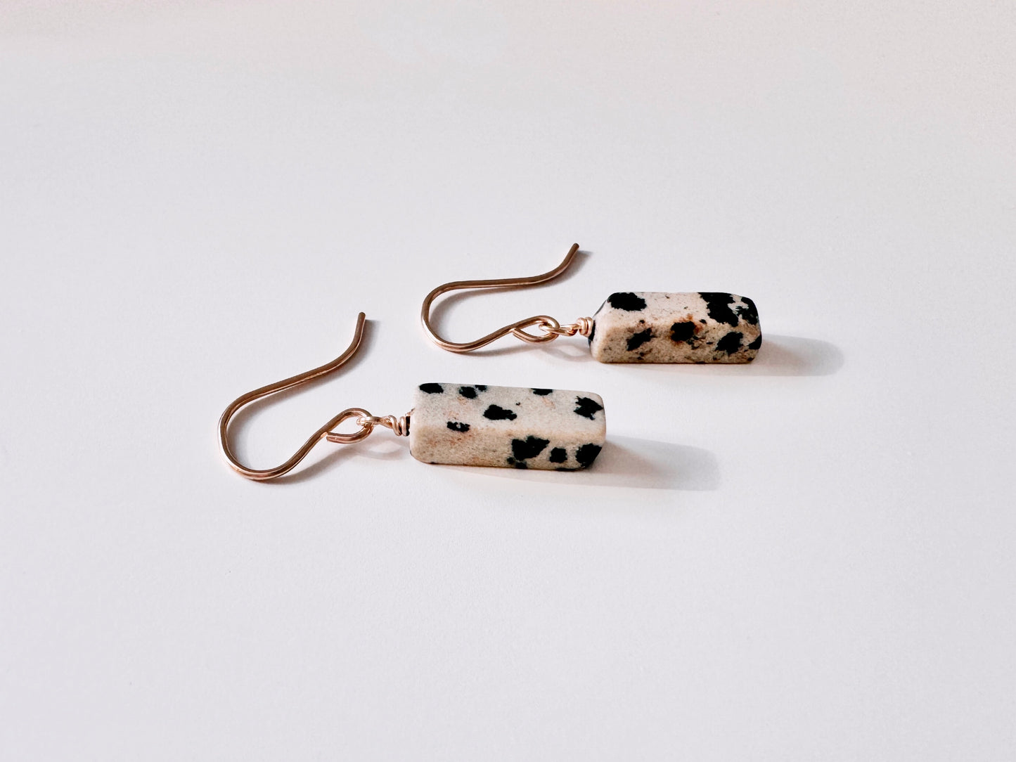 Gold jasper earrings