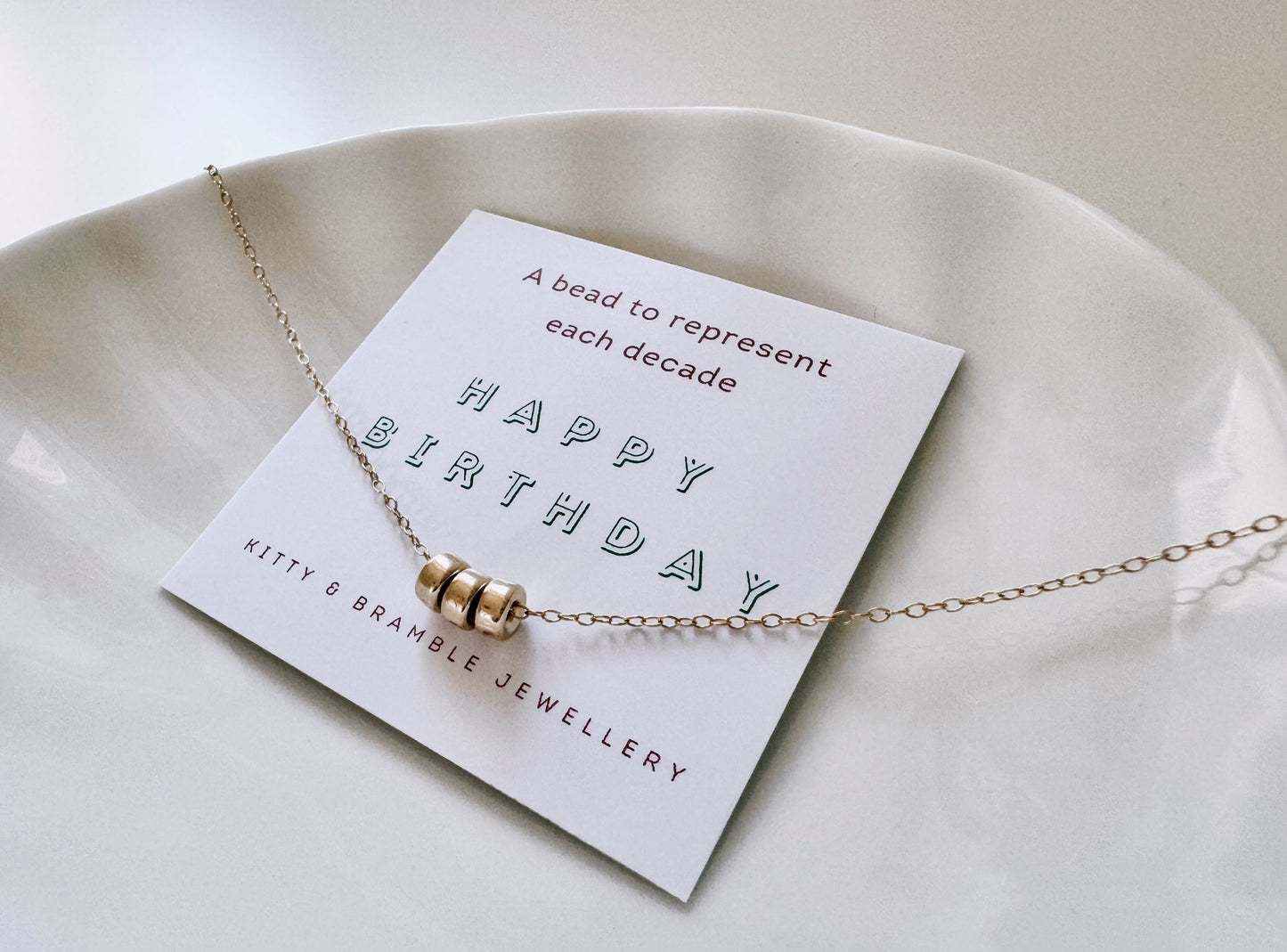 30th birthday necklace