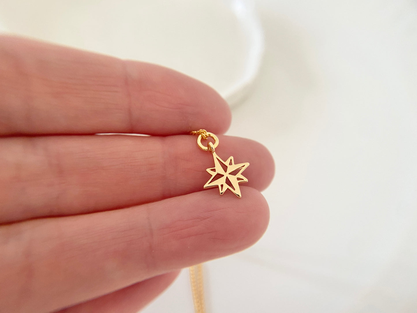 Gold Plated Star Pendant Necklace