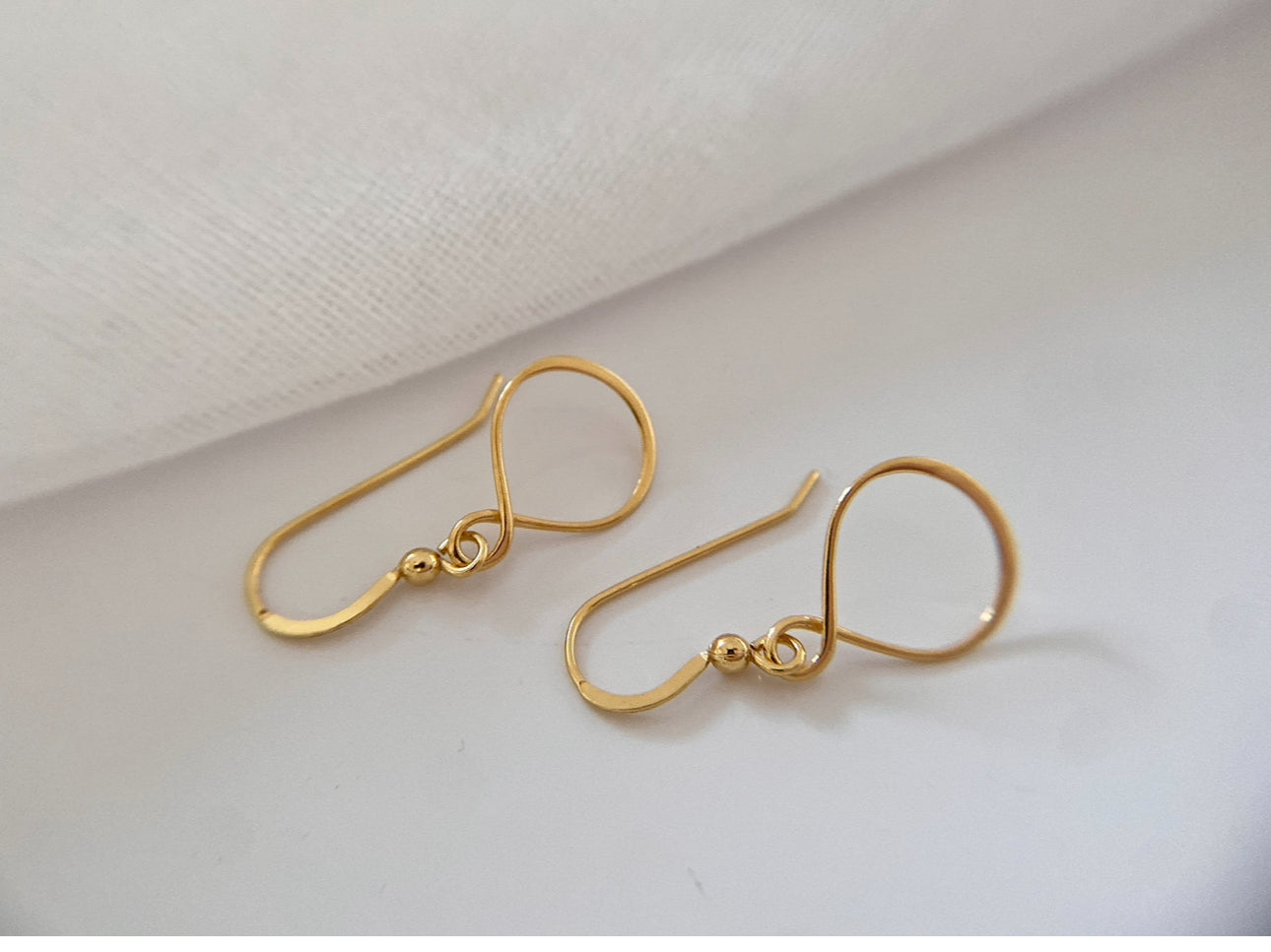 Gold Vermeil Infinity Hoop Earrings