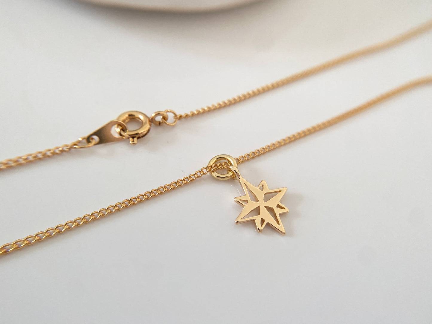 Gold Plated Star Pendant Necklace