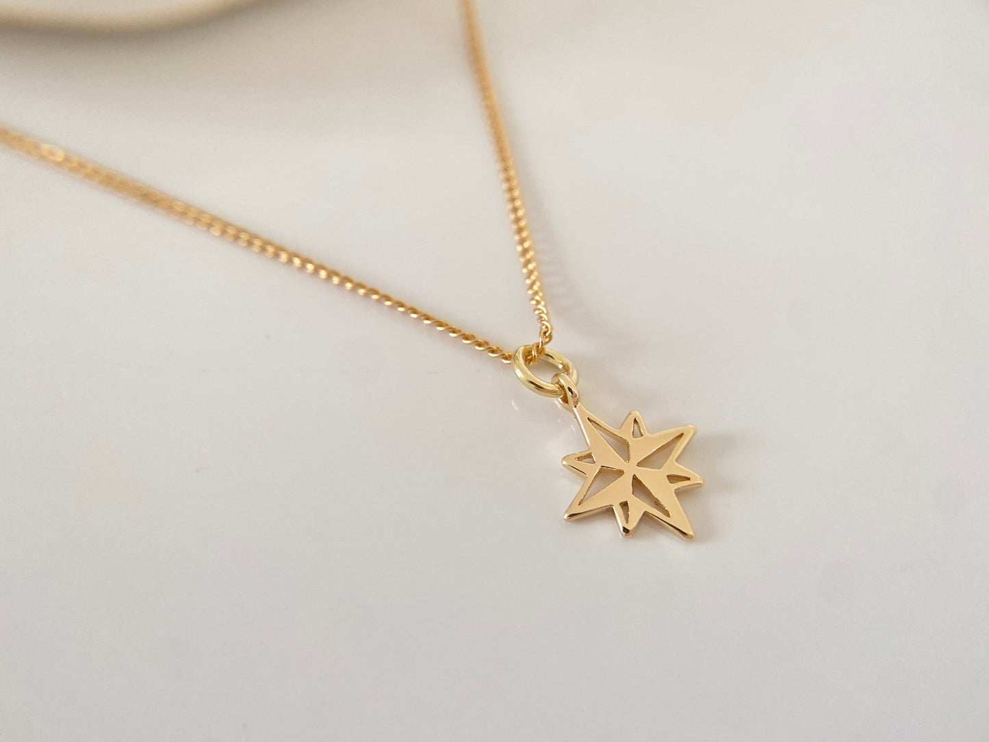Gold Plated Star Pendant Necklace