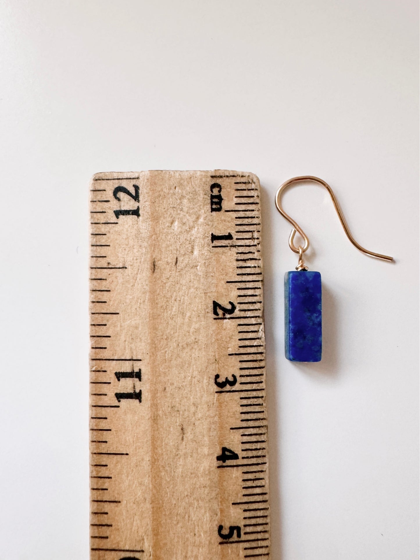 Gold Filled Lapis Lazuli Earrings