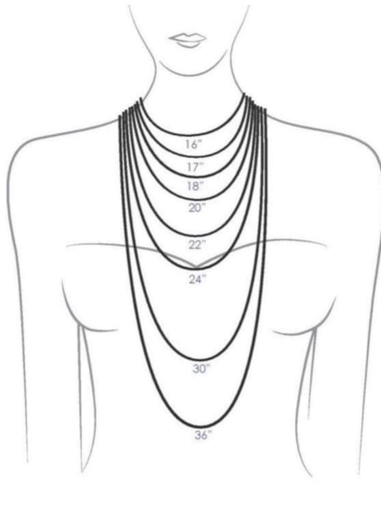 40th Birthday Gold Filled Bead Necklace
