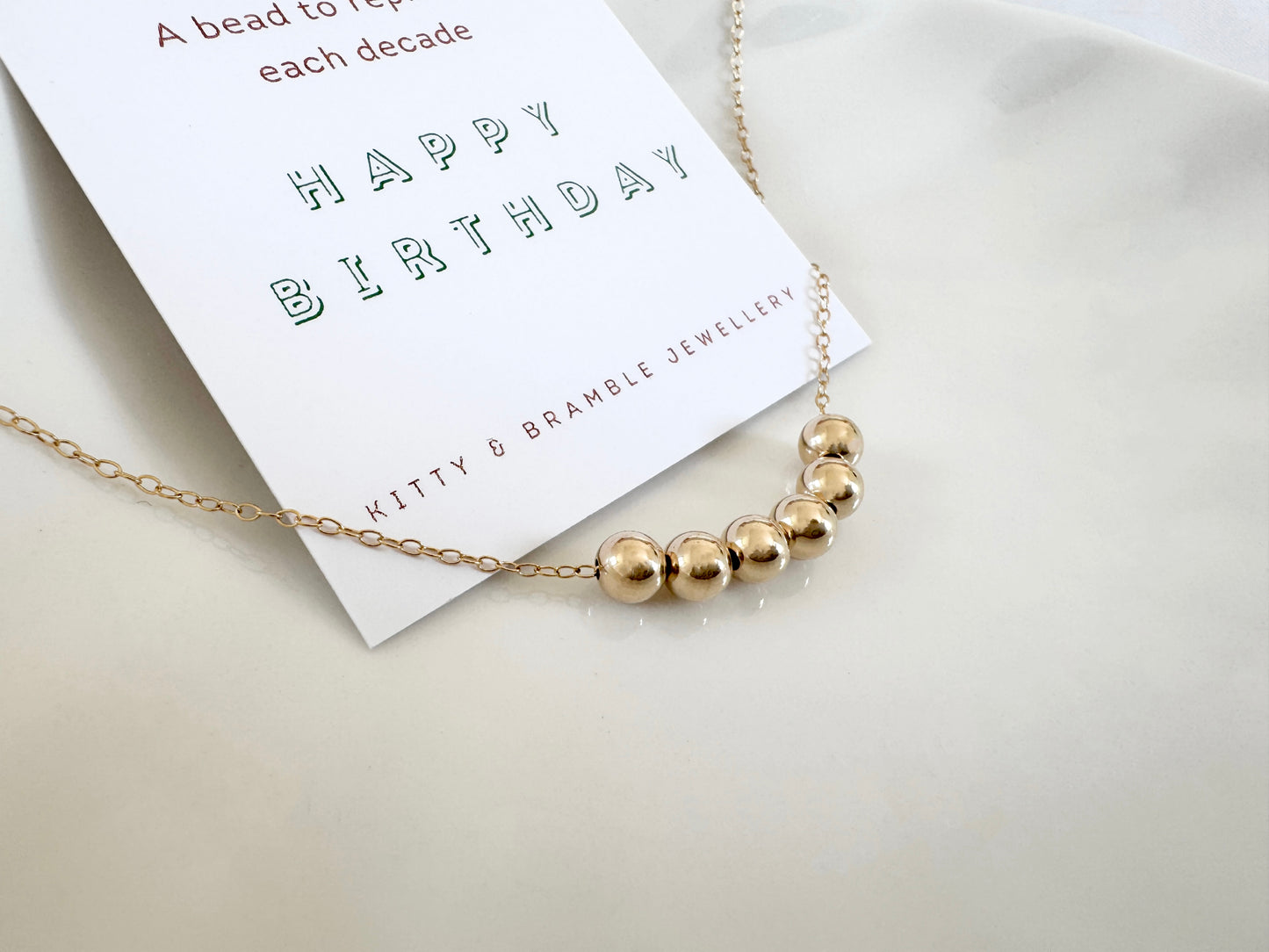 60th birthday necklace
