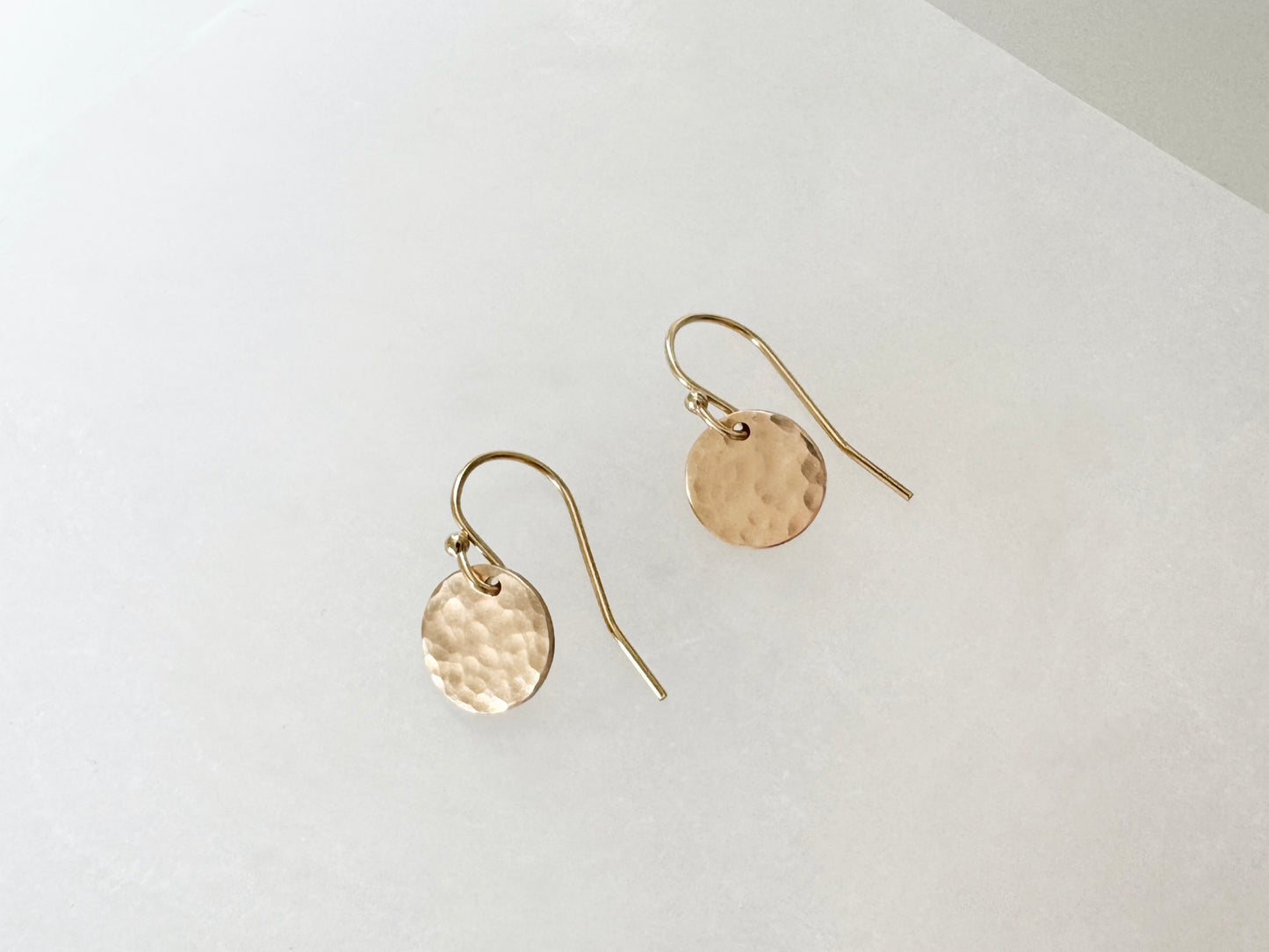Gold Filled Disc Earrings