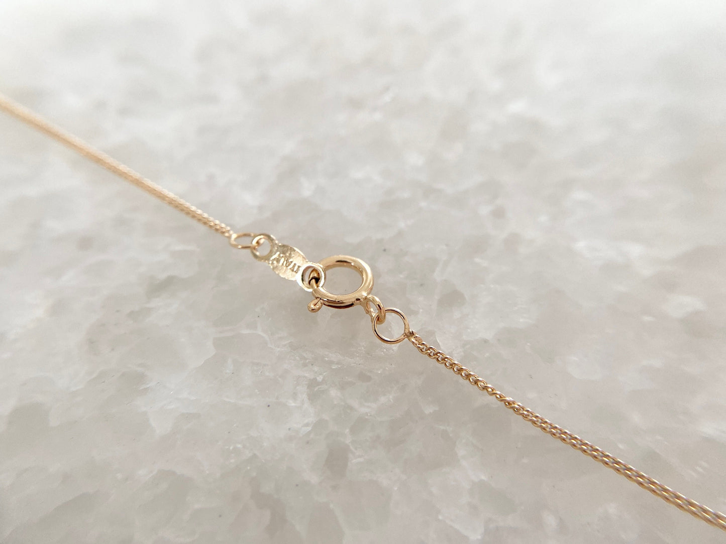Gold Filled Rose Quartz Pendant Necklace