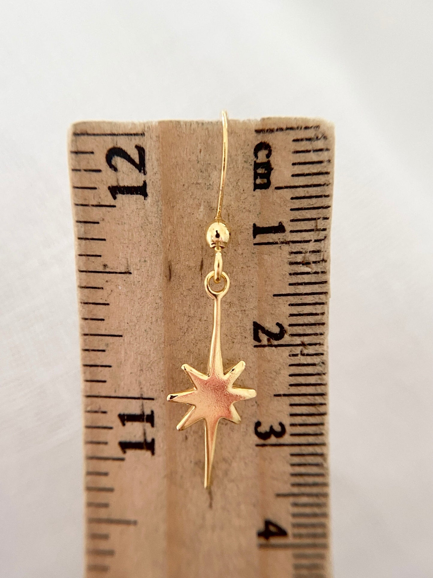 Gold Vermeil Star Earrings