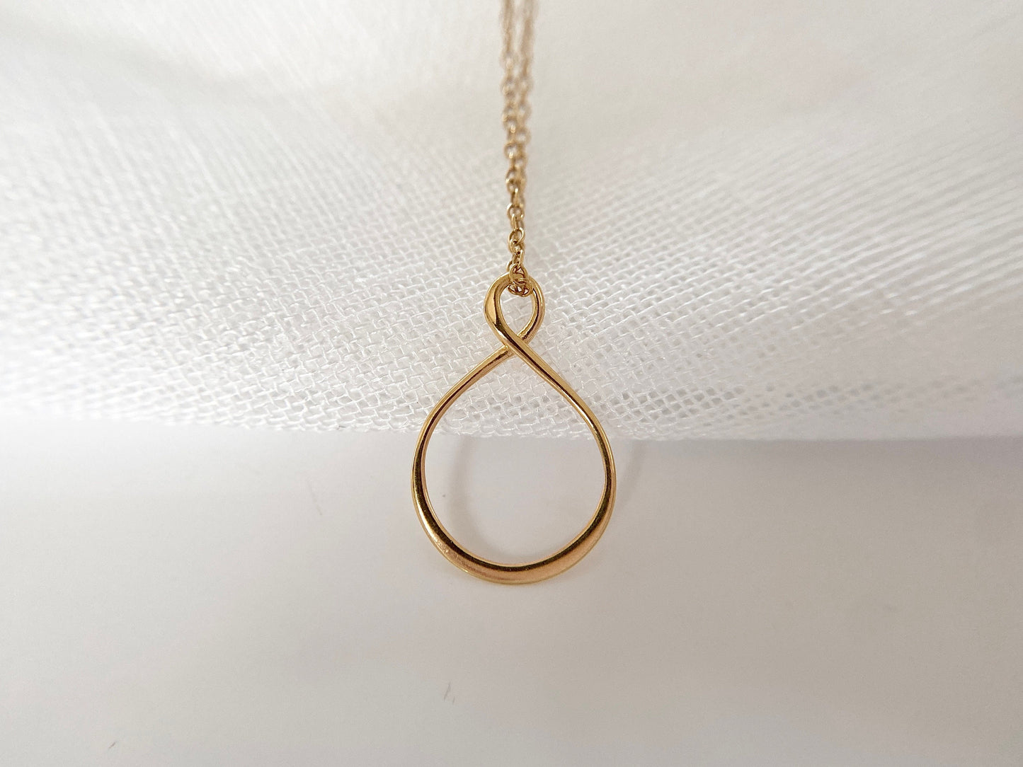 Gold Vermeil Infinity Necklace