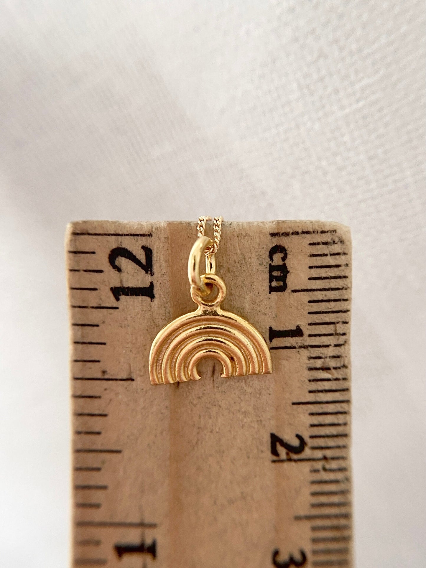 Gold Vermeil Rainbow Necklace