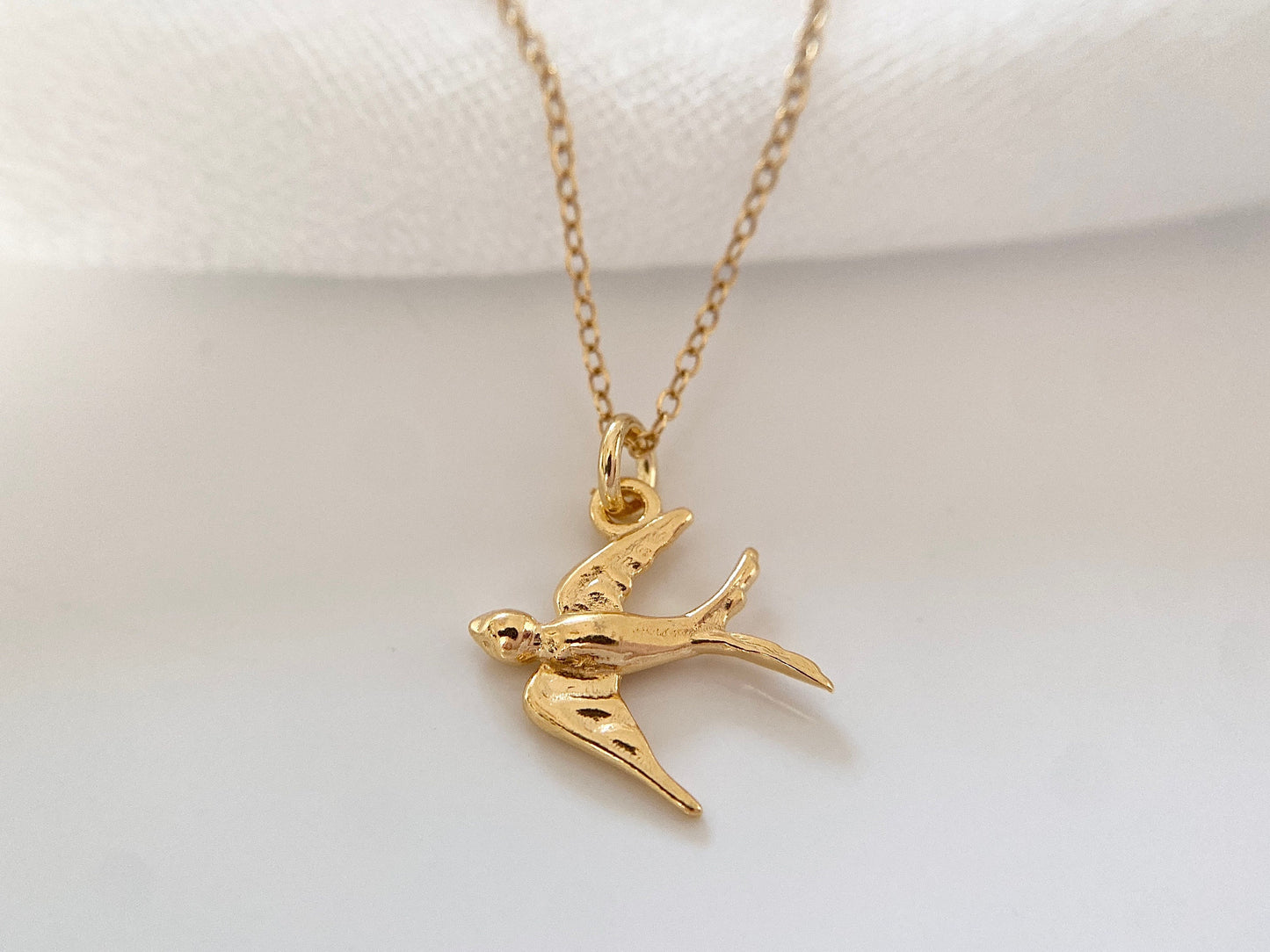 Gold Bird Necklace