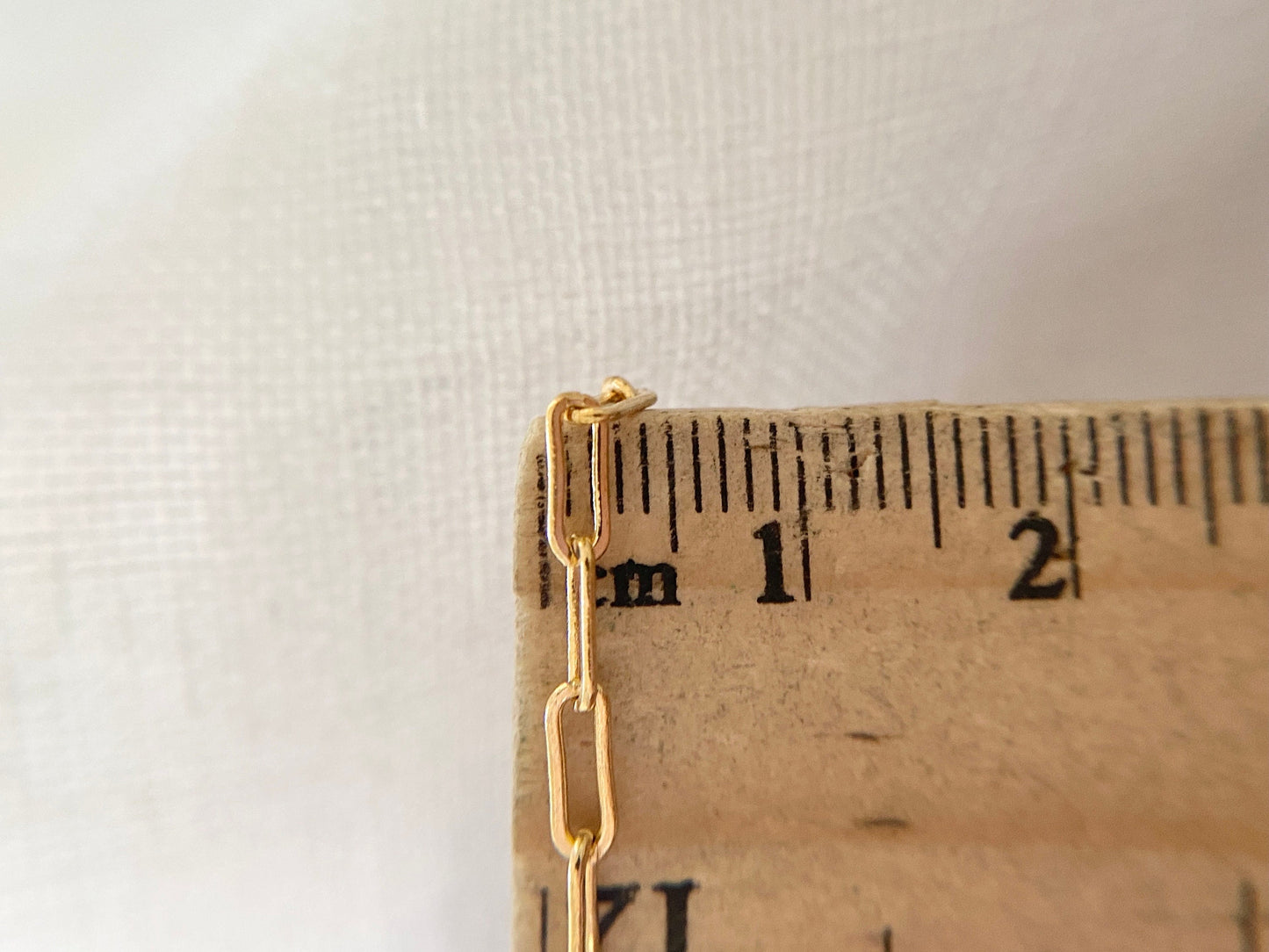 Gold Filled Paperclip Chain Bracelet