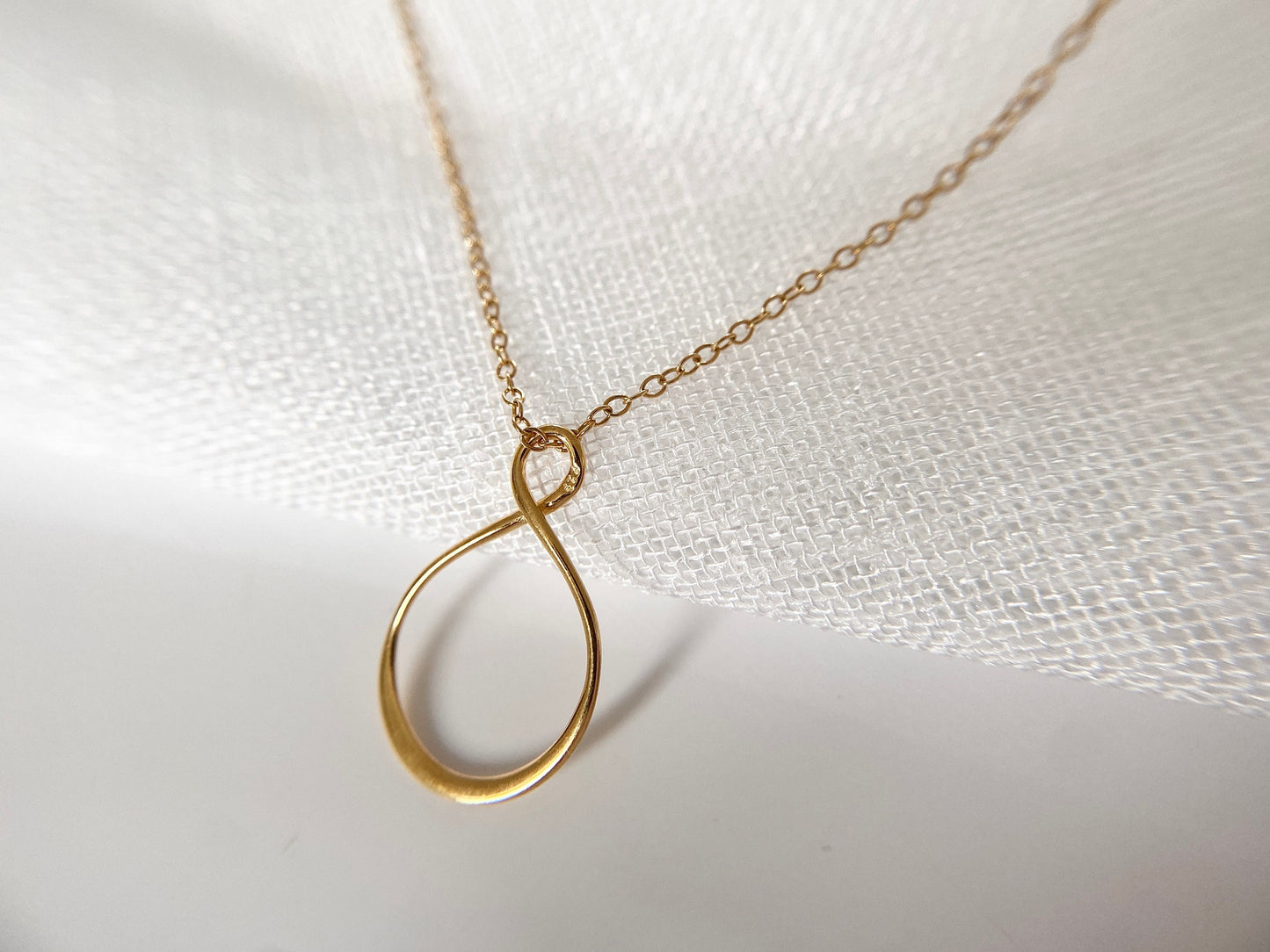 Gold Vermeil Infinity Necklace