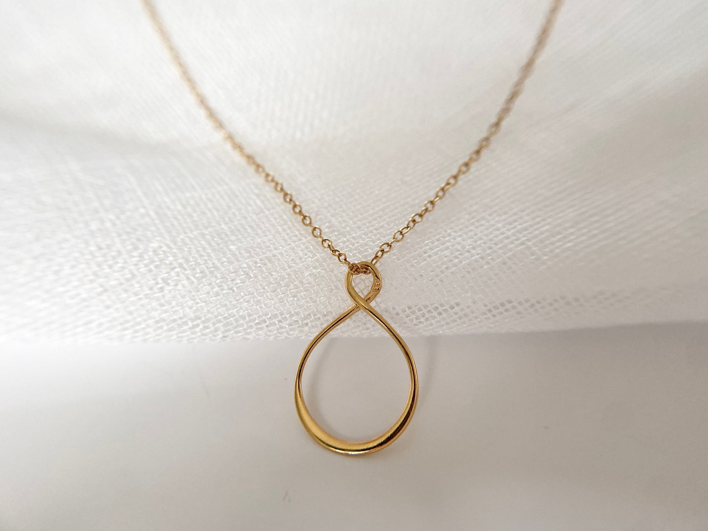 Gold Vermeil Infinity Necklace