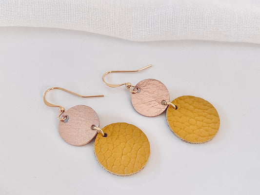 Yellow Statement Earrings